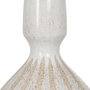 Vase Blanc Beige Céramique 21,8 x 21,8 x 40 cm