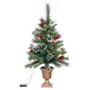 BigBuy Home Sapin de Noël Vert Multicouleur 80 x 45 x 18 cm (4 Unités)