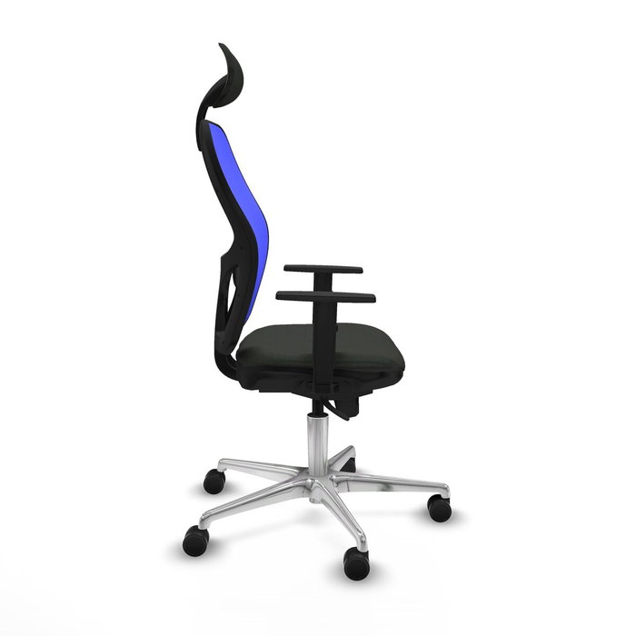 Piqueras y Crespo Chaise de Bureau avec Appui-tête 1D086N1 Noir