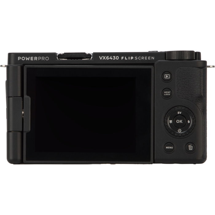 Easypix PowerPro VX6430 Flip Screen Noir