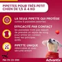 Advantix Solution Antiparasitaire pour Chien Très Petite Race 1.5 à 4 kg - Protection Large Spectre contre Tiques, Puces et Moustiques - 6 Pipettes