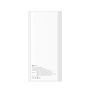 Leotec Powerbank 30000mAh 22,5W PD QC 3.0 Blanc avec 5 Ports USB et Ecran LCD