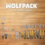 WOLFPACK LINEA PROFESIONAL Lames de cutter 18 mm en acier SK5 pavoné noir (Étui de 10 pièces)