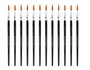 Innspiro Boîte de 12 pinceaux synthétiques ronds n°16