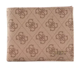 Guess Vezzola Portefeuille en textile Marron Unisexe