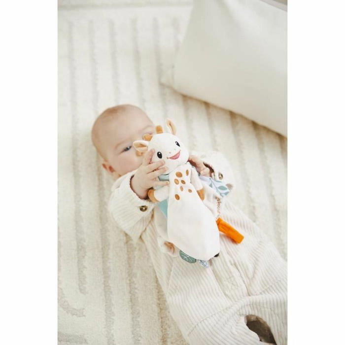 Sophie la Girafe Doudou Multicolore avec Attache Sucette Sophie la Girafe Doudou Multicolore avec Attache Sucette