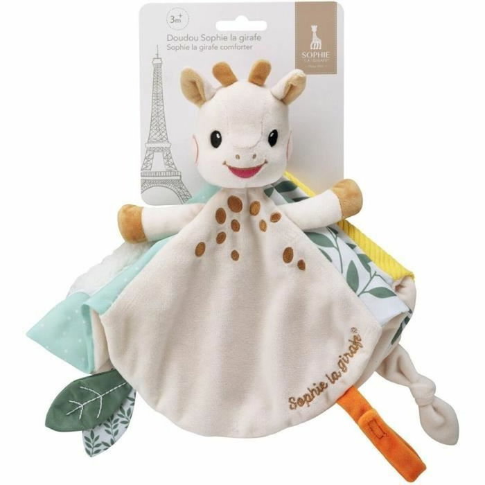 Sophie la Girafe Doudou Multicolore avec Attache Sucette Sophie la Girafe Doudou Multicolore avec Attache Sucette
