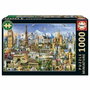 Educa Puzzle Symboles de l'Europe Miniature 1000 pièces