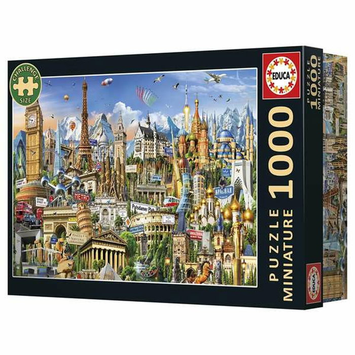 Educa Puzzle Symboles de l'Europe Miniature 1000 pièces Educa Puzzle Symboles de l'Europe Miniature 1000 pièces