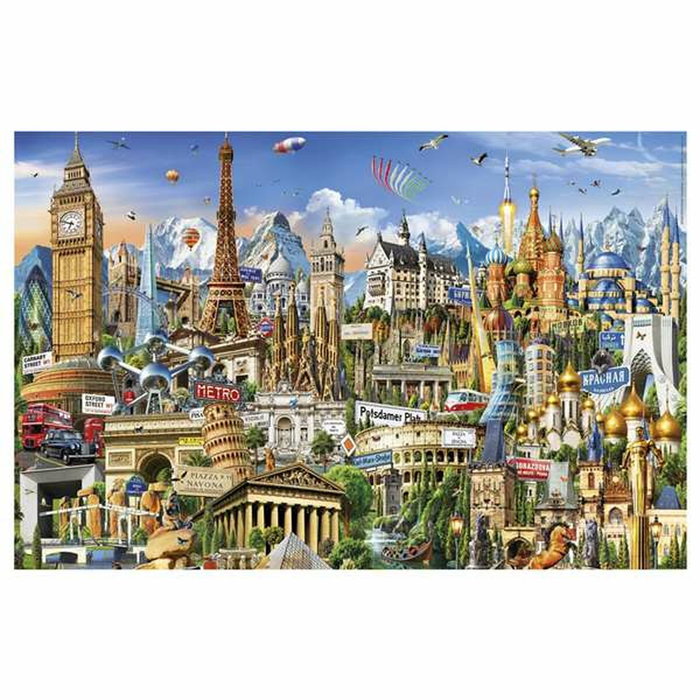 Educa Puzzle Symboles de l'Europe Miniature 1000 pièces Educa Puzzle Symboles de l'Europe Miniature 1000 pièces