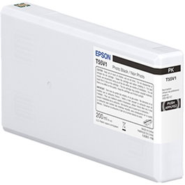 Epson T55 W1 Photo Black Cartouche d'encre pigment noire compatible SureColor P5360