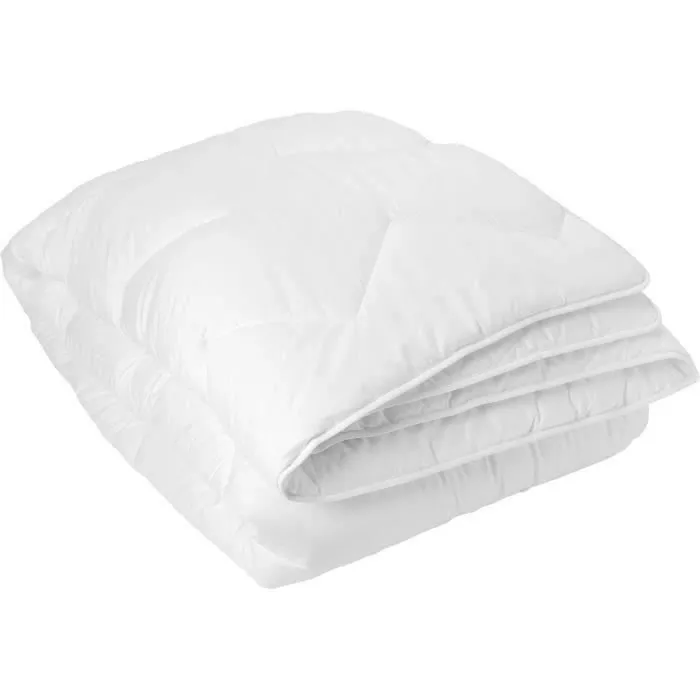 TOISON D'OR Couette Bamboo tempérée 140 x 200 cm - Viscose de bambou 300 g/m² - Blanc - Naturellement antibactérienne et anallergique