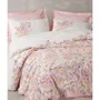 Parure de lit King 1 housse de couette 220 x 240 cm + 2 taies d'oreiller 60 x 60 cm - 100% Coton Renforcé - Rose - Confort et Élégance