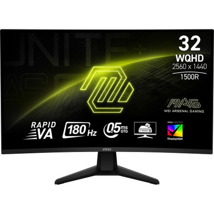 MSI MAG32CQ6F Écran PC Gamer Incurvé 32'' QHD 180Hz
