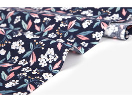 Dailylike Tissu coton motif fleurs 1,60m x 3m épaisseur 30C