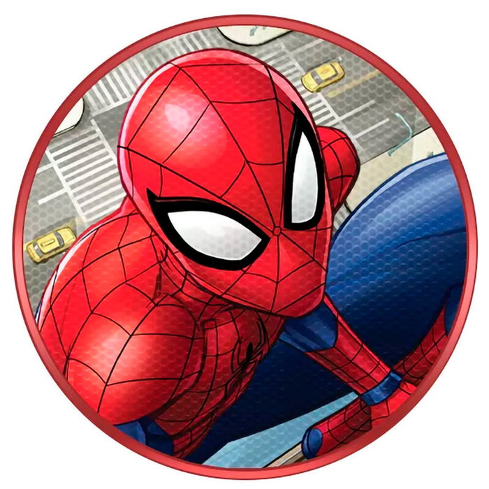 Marvel Spiderman - Haut-parleur portable sans fil Bluetooth avec radio FM, lecteur MP3, micro intégré et mémoire, 3W RMS, batterie longue durée - Certifié CE, ROHS, REACH