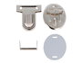 Innspiro Fermoir Tupi Oval en Acier Nickel 37x32 mm (Lot de 2)