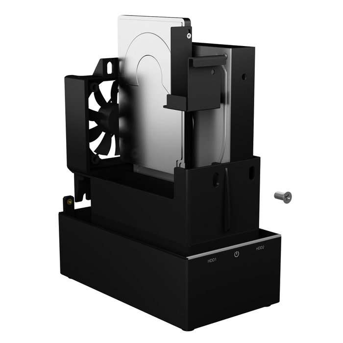 Icy ICY BOX IB-RD3621-C31 Boîtier RAID 2 baies pour disques 2,5/3,5 SATA