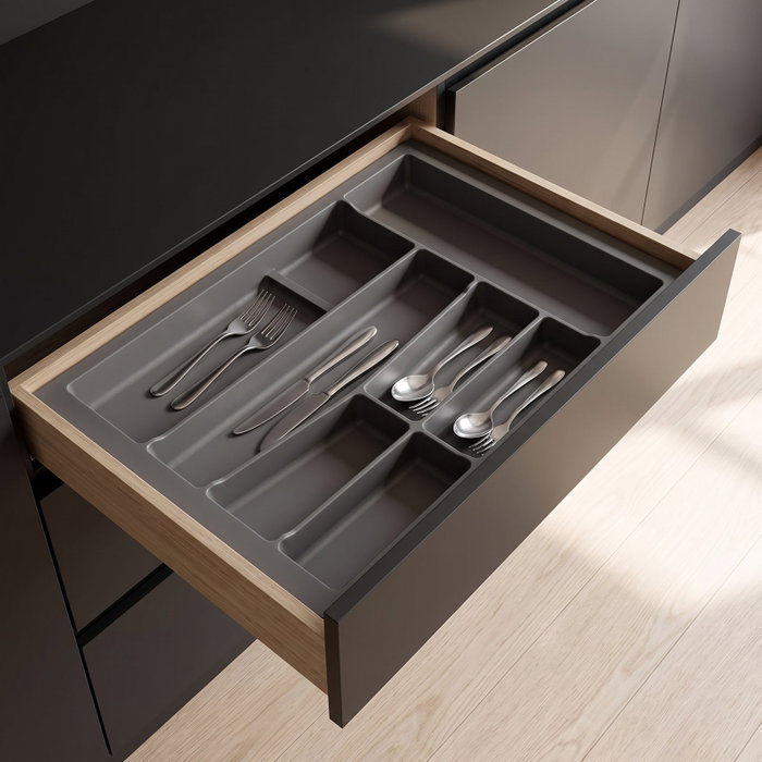 ALK System Organisateur de couverts Auro blanc pour module 600 mm