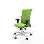 Piqueras Y Crespo Chaise de bureau Albacete Confidente, Pistache, Mécanisme Sincro, Bras 1D