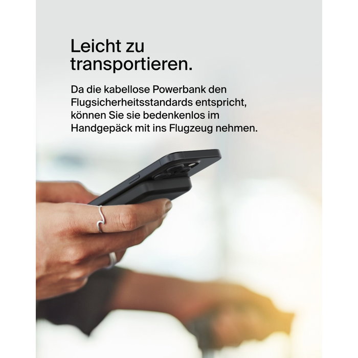 Belkin Batterie externe 5 000 mAh MagSafe 15 W Noir
