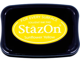 Tsukineko STAZON Tampon encreur Jaune tournesol