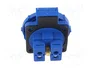 PAWBOL Connecteur socle d'alimentation AC bleu 2P+PE 16A 250V AC IP67
