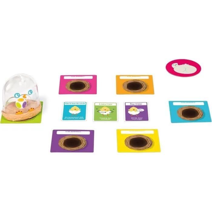 Asmodee Loco'Cotte - Jeu de société d'ambiance en français pour enfants à partir de 4 ans - Jeu de voyage et d'extérieur de 20 min