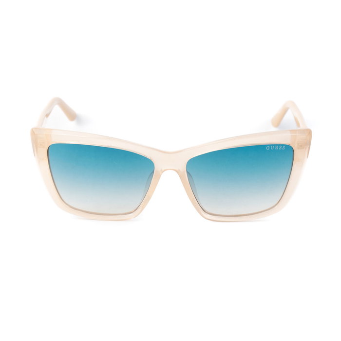 Guess GU00098-5525P Lunettes de soleil œil-de-chat ivoire et vert Guess GU00098-5525P Lunettes de soleil œil-de-chat ivoire et vert
