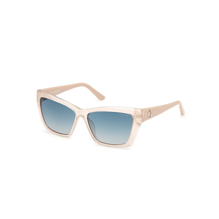 Guess GU00098-5525P Lunettes de soleil œil-de-chat ivoire et vert Guess GU00098-5525P Lunettes de soleil œil-de-chat ivoire et vert