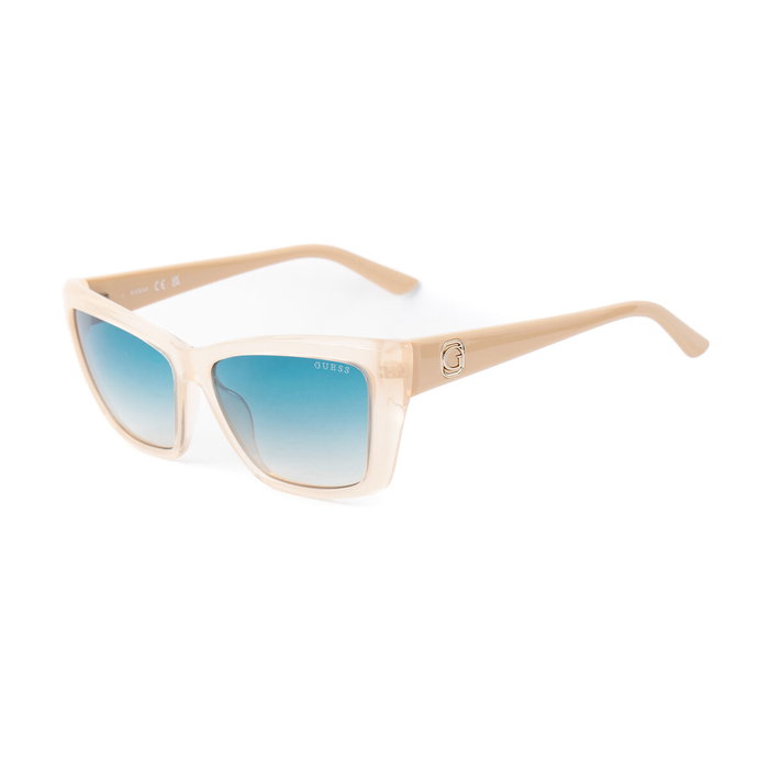 Guess GU00098-5525P Lunettes de soleil œil-de-chat ivoire et vert Guess GU00098-5525P Lunettes de soleil œil-de-chat ivoire et vert
