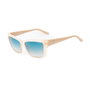 Guess GU00098-5525P Lunettes de soleil œil-de-chat ivoire et vert