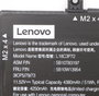 Lenovo Batterie interne 50Wh 11,52V