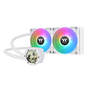 Thermaltake TH240 V2 Ultra ARGB Sync White Edition Edition Snow avec écran LCD et 2x ventilateurs 120mm