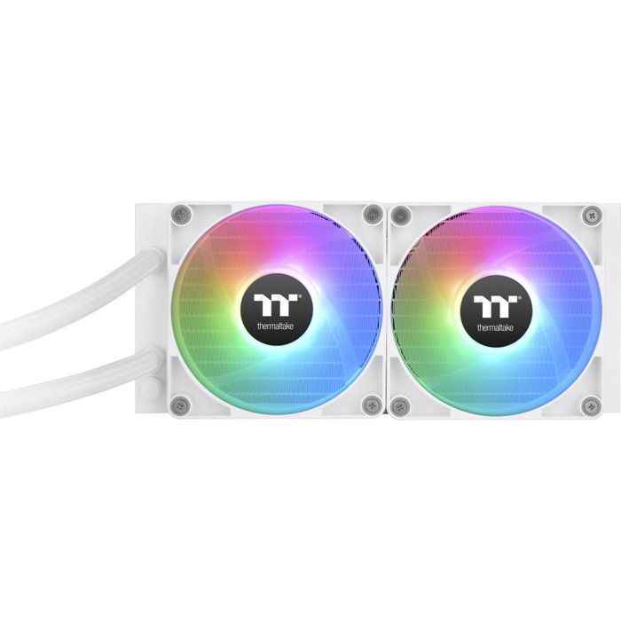 Thermaltake TH240 V2 Ultra ARGB Sync White Edition Edition Snow avec écran LCD et 2x ventilateurs 120mm