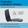 HP Sac à dos pour ordinateur portable Travel Plus, 30L-35L, 17 pouces, organisation multiple, polyester recyclé résistant à l'eau