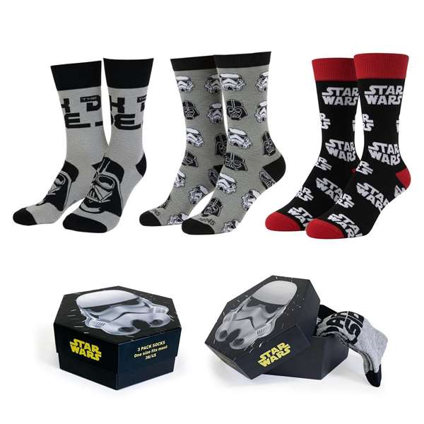 Pack chaussettes 3 pièces Star Wars T3845:Tu 38/45