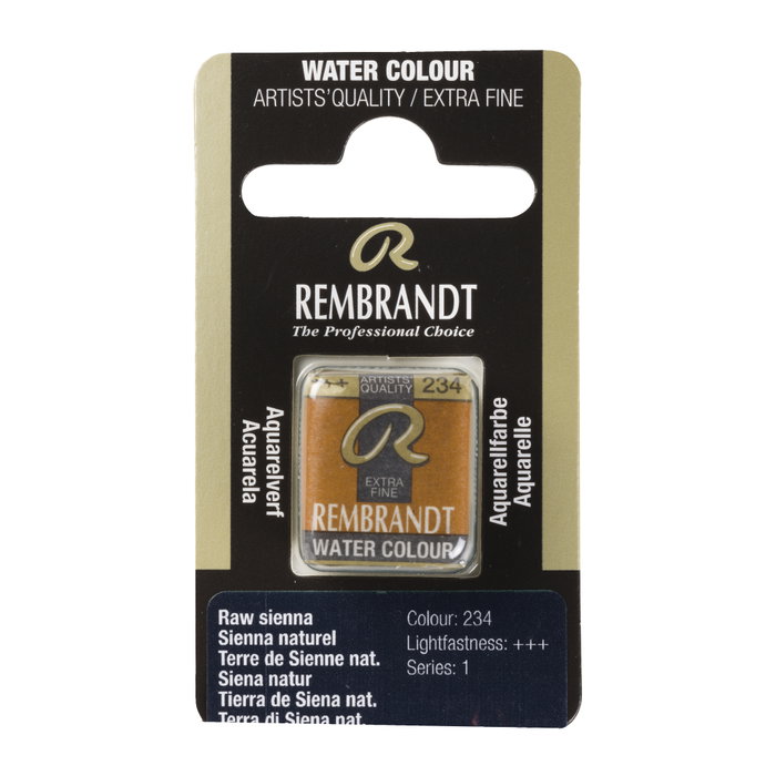 Rembrandt Aquarelle en pastille Terre de Sienne naturelle 234 Rembrandt Aquarelle en pastille Terre de Sienne naturelle 234