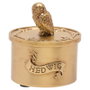 WIDDOP & CO - Boîte décorative Hedwig en résine dorée, coffret à bijoux Harry Potter - Motif en 3D avec nom en relief