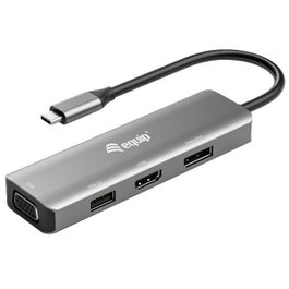 Equip Station d'accueil USB Type-C 4 en 1 EQ133485