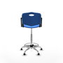 PIQUERAS Y CRESPO Tabouret Robledo Pivotant Bleu
