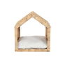 Lit pour animal de compagnie Home ESPRIT Crème Naturel Métal Jacinthe d'eau 43 x 43 x 46 cm