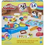 Play-Doh Kit du petit chef cuisinier avec 14 accessoires et pâte à modeler, jouets préscolaires Playdoh Kitchens