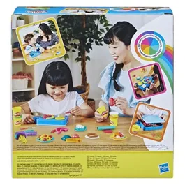 Play-Doh Kit du petit chef cuisinier avec 14 accessoires et pâte à modeler, jouets préscolaires Playdoh Kitchens