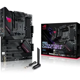 ASUS ROG STRIX B550-F GAMING(WI-FI) II Carte mère ATX Gaming AMD AM4, Wi-Fi intégré, éclairage RGB, son immersif