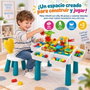 Jugatoys - jugablocks Table de construction avec chaise et accessoires