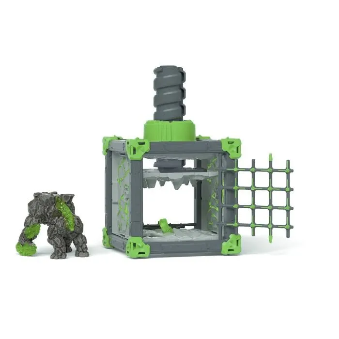 Schleich 42734 Figurine BattleCave Marteleur de Pierre Eldrador - Jeu de Figurine pour Enfant Dès 4 Ans