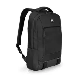 Port Designs Sac à dos Torino II pour ordinateur portable 15.6/16 pouces, tablette 11 pouces, 15L, résistant à l'eau, confortable - Noir