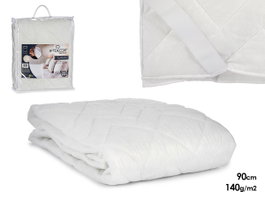 GIFTDECOR Protège-matelas blanc TNT avec gomme 90 cm