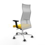 Piqueras y Crespo Fauteuil de Bureau Albacete Jaune et Blanc